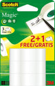 Scotch plakband magic 19mmx15m 2+1 gratis onzichtbaar 3 rollen