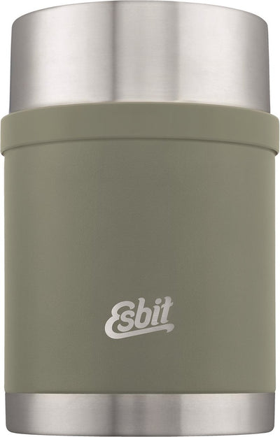 Esbit sculptor thermos voedselcontainer - 750 ml - rvs - steen grijs