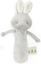 Bunnies by the bay rammelaar konijn - knuffel - geborduurde details - 15 cm - grijs