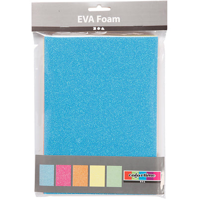 Creativ company cc eva foam glitter neon a5 2mm 5 vel