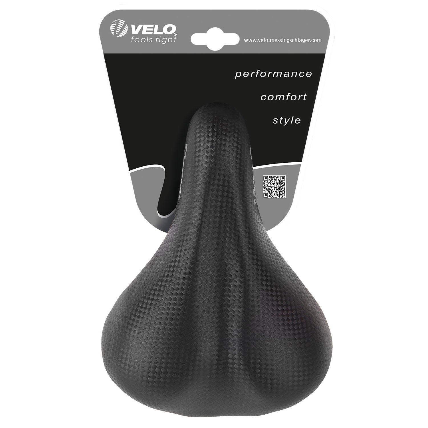 Zadel Velo kinder 12-16 zwart