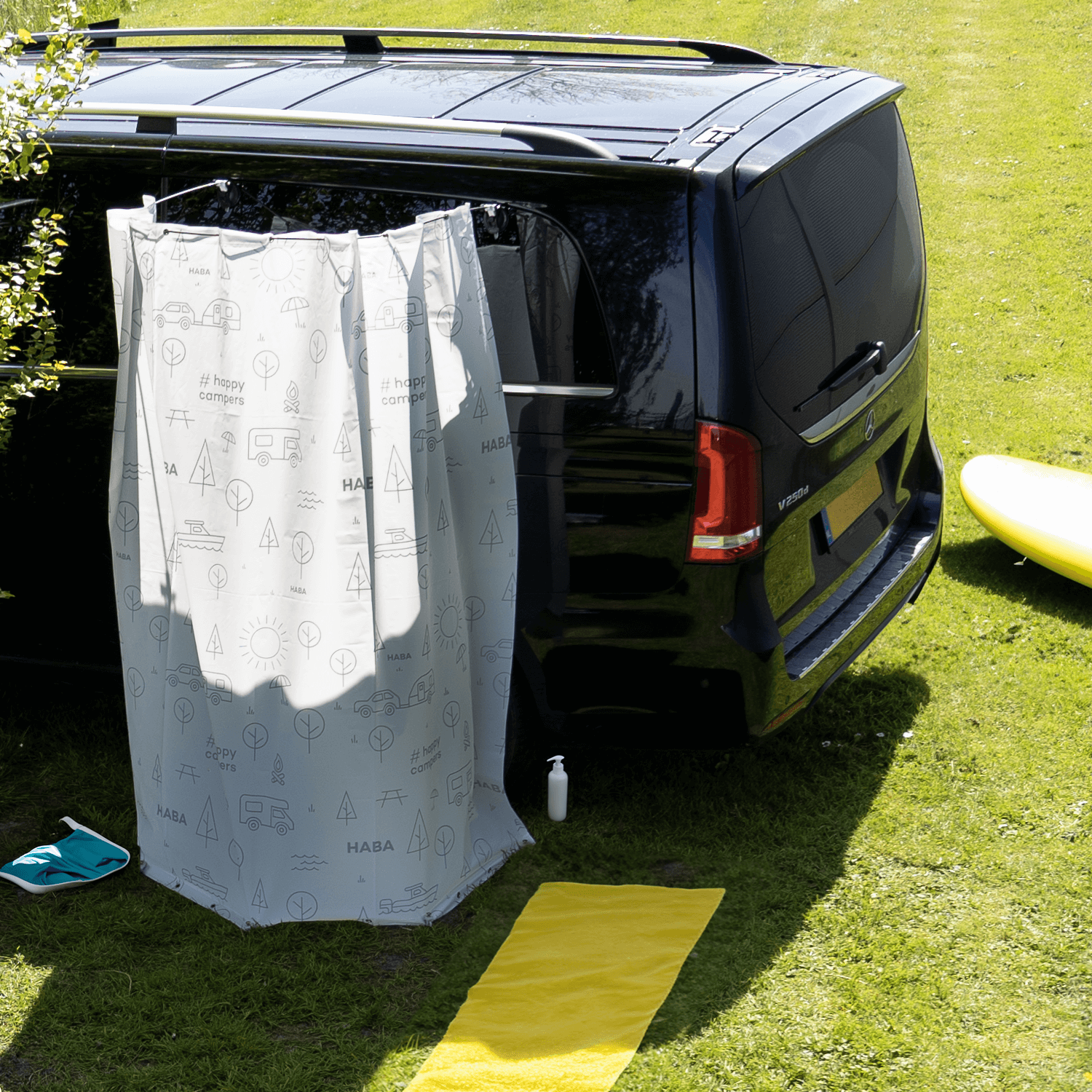 Cascata mobiel douchegordijn