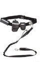 Beeztees handsfree joggingset - hondensport - nylon - zwart