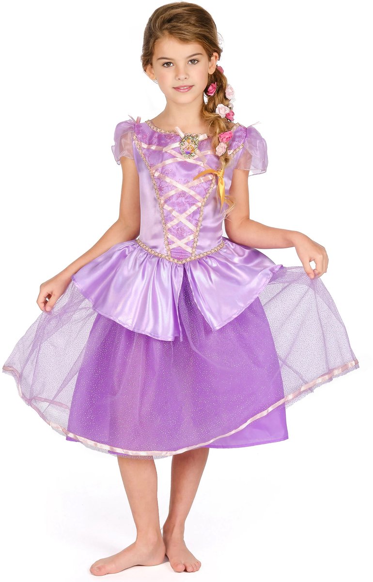 Disguise disney princess rapunzel deluxe vermomming meisje - 104 110 (3-4 jaar)