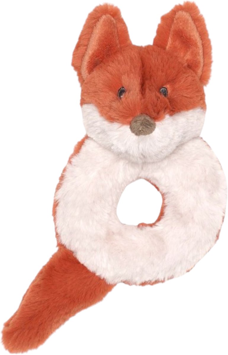 Happy horse vos flore rammelaar 15 cm - roestbruin - baby cadeau