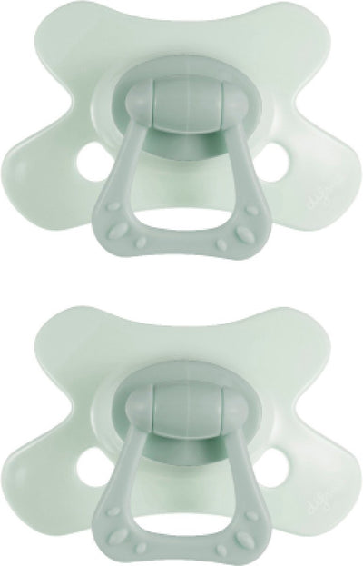 Difrax fopspeen dental - 18+ maanden - lichtgroen - 2 stuks
