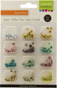 Vaessen creative eyelets kit pastel 12 kleuren ø4mm 25stuks