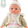 Toi-toys lovely baby babypop winterkleren en flesje