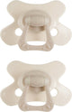 Difrax fopspeen natural - 12 tot 18 maanden - beige - 2 stuks