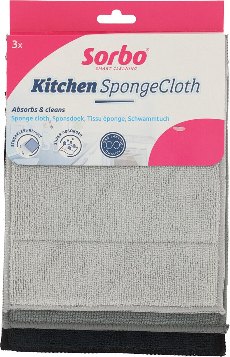 Sorbo microvezelsponsdoek home decor - 2 stuks