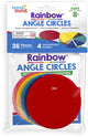 Learning resources educatief speelgoed rainbow angle circles 36 stuks plastic. - 3+