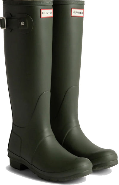 Hunter - regenlaarzen voor dames - original - hoog - olijfgroen - maat 39eu