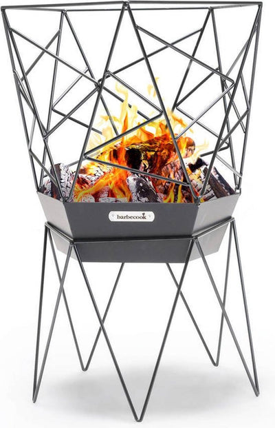 Barbecook sierra - vuurkorf - staal - zwart - 45x45x71cm