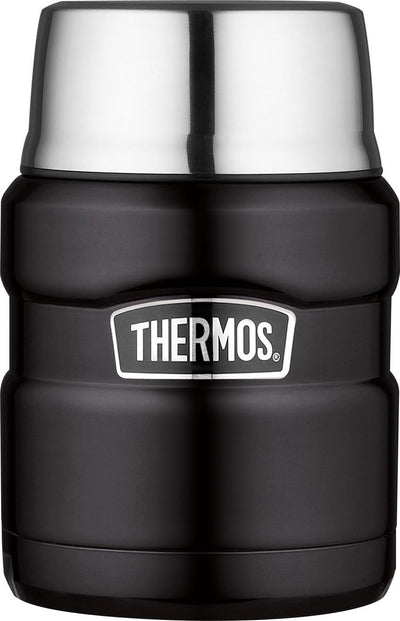 Thermos king voedseldrager - 47 cl - mat zwart