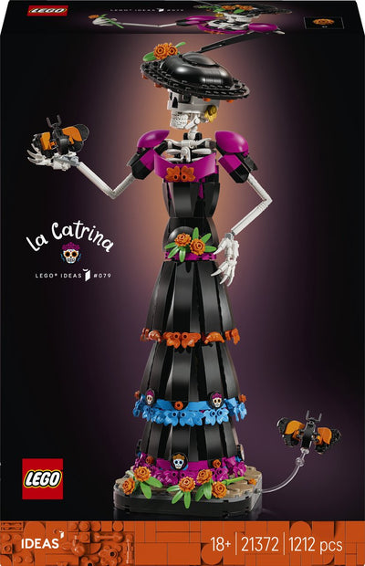 Lego ideas la catrina figuur bouwpakket voor volwassenen en woondecoratie 21372
