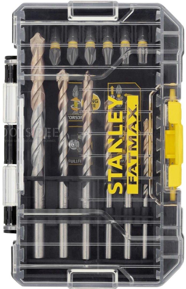 Stanley accessoires - 19-delige set bits en boren sta88552-xj