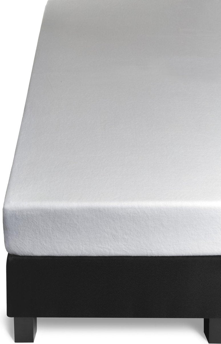 Beddinghouse stretch - molton - 200x200 210 220 - wit - premium kwaliteit