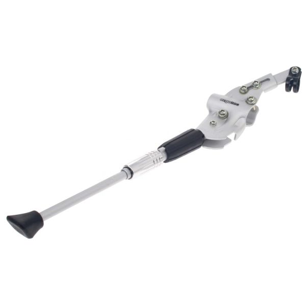 Ergotec zijstandaard achterbrugmontage 24 t m 28 universeel - zilver