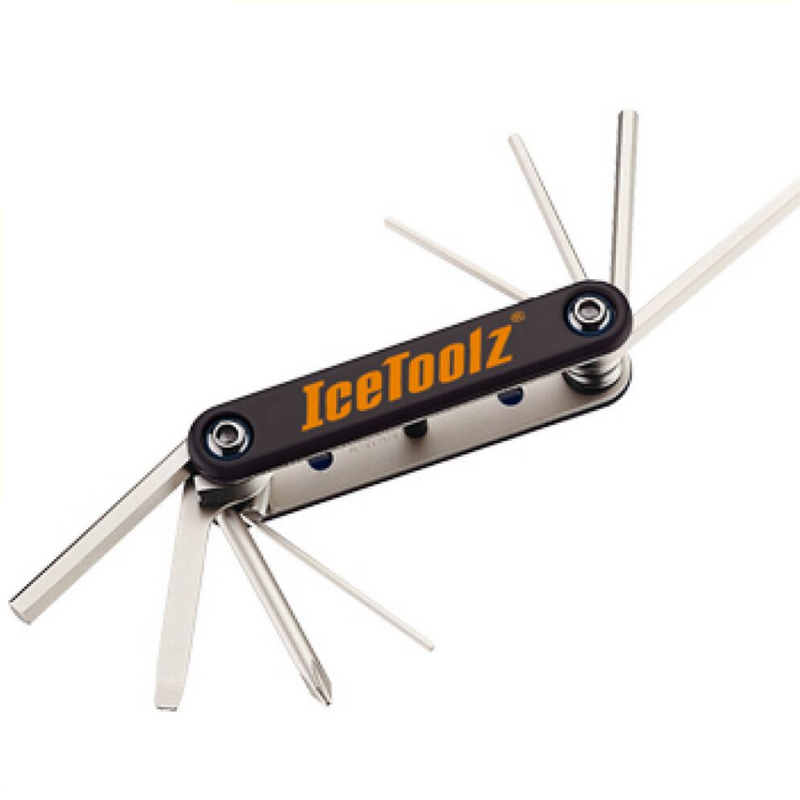 Icetoolz multitool gereedschapset 8-delig