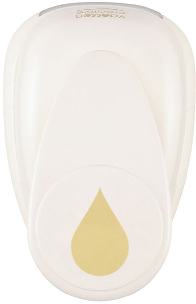 Vaessen creative pons - figuurpons - druppel - 3,3 x 5,1 cm
