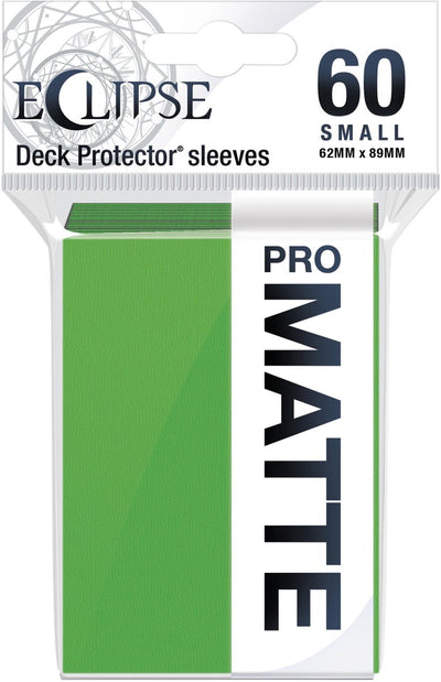 Ultrapro ultra pro - eclipse matte 60 klein formaat kaarthoesjes lime groen pack (62 x 89 mm)