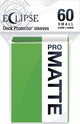 Ultra pro - eclipse matte 60 klein formaat kaarthoesjes lime groen pack (62 x 89 mm)