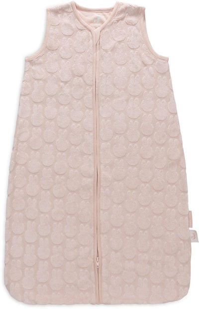 Jollein x nijntje - baby slaapzak zomer jersey 70cm - miffy jacquard terry wild rose - zomerslaapzak