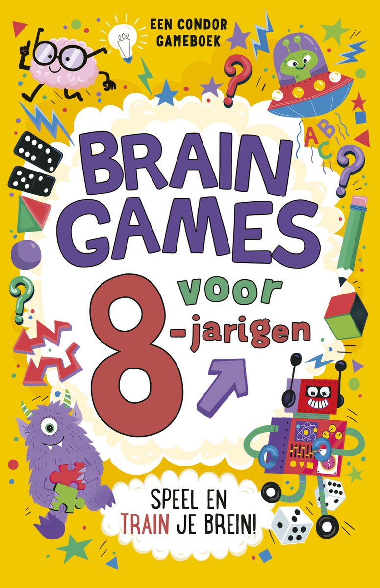Wpg uitgevers braingames voor 8-jarigen spelletjesboek