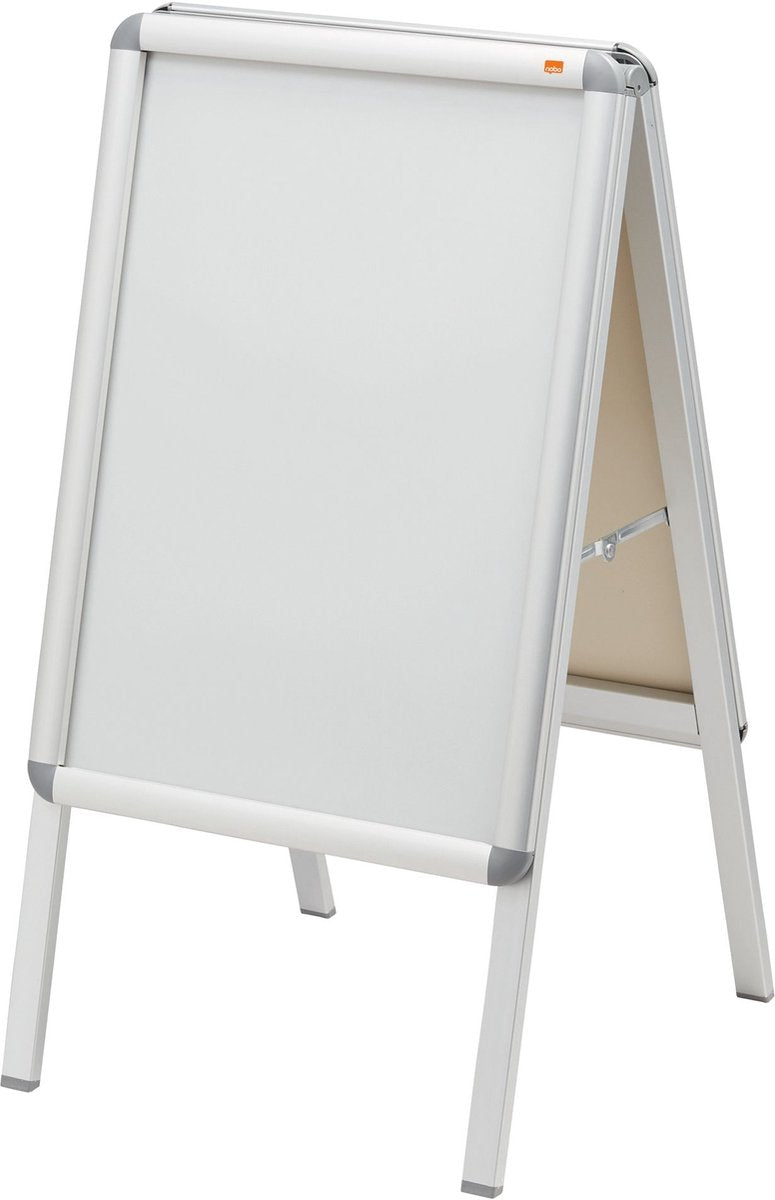 Nobo essence a2 stoepbord reclamebord met clicklijst - wit