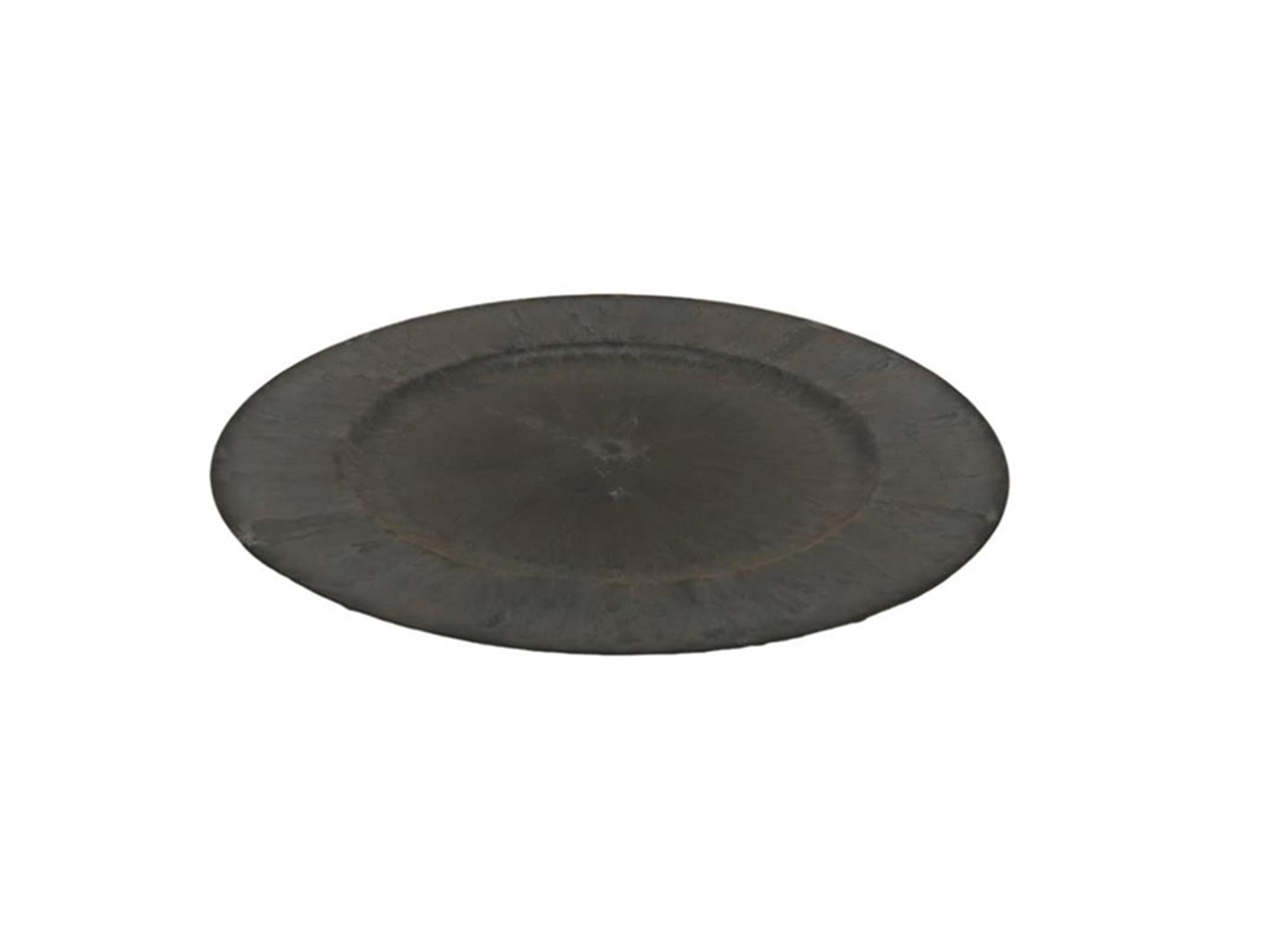 Hbx natural living onderbord melamine ø33cm grijs