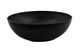 Hbx natural living schaal melamine ø30xh10cm zwart