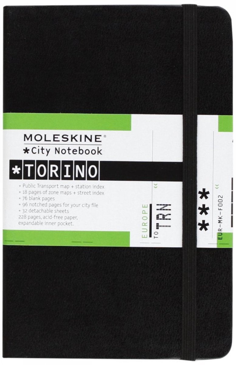 Moleskine europe - city notebook turin