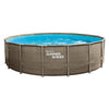 Summer waves zwembad elite frame 488 x 122 cm dark triple basketweave + zandfilterpomp