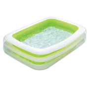 Summer waves zwembad familie deluxe 2-rings 262 x 175 x 46 cm | 3 stuks - afbeelding 1