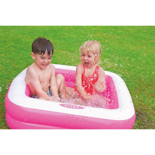 Intex zwembad play box roze 86x86cm