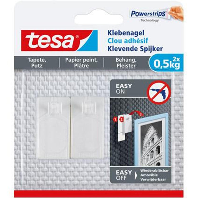 Zelfklevende spijker tesa 0,5kg powerstip