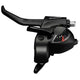 Shimano versteller (links) met remhendel 3 speed tourney st-tx800 - 2-vingers - zwart