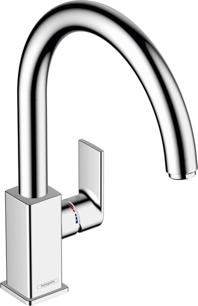 Hansgrohe vernis shape m35 - keukenmengkraan - ééngreeps bediening - 35mm maat - draaibare uitloop - chroom