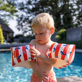 Swim essentials zwembandjes ocean stripes 0-2 jaar | 2 stuks - afbeelding 2