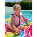 Swim essentials zwemvest lila leopard 3-6 jaar | 2 stuks - afbeelding 2