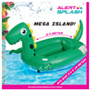 Opblaaseiland small dino 240x180 cm