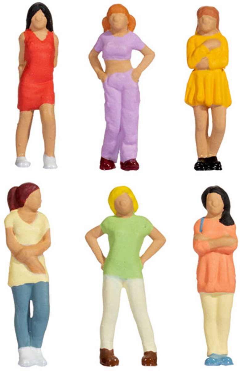 Noch tieners, vrouwelijk (6 figuren)