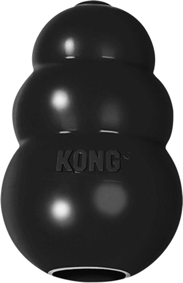 Kong extreme – honden speelgoed – rubber – zwart - l - 13 tot 30 kg l
