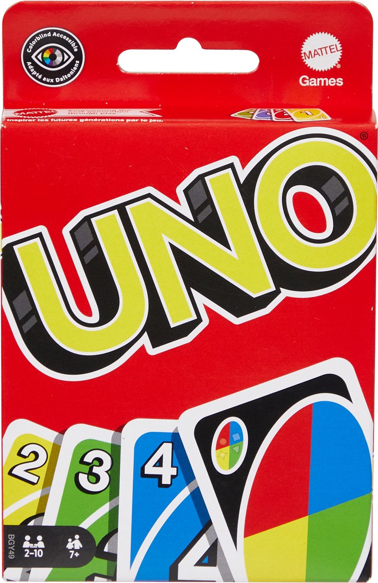 Mattel games uno clipstrip