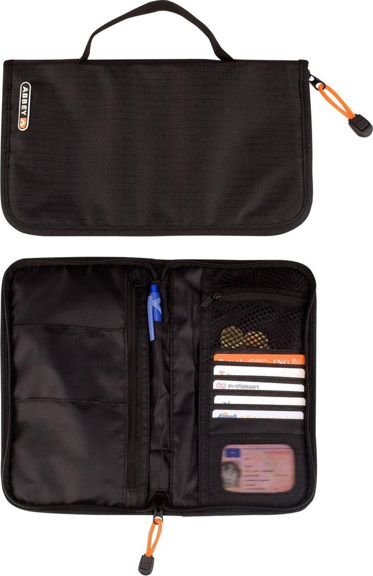 Abbey camp accessoires tas - reisorganiser - zwart - ca. 25 x 14 x 2cm