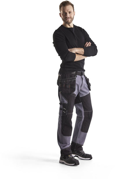 Blåkläder blaklader werkbroek x1500 1500-1370 - grijs zwart - c56