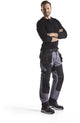 Blåkläder blaklader werkbroek x1500 1500-1370 - grijs zwart - c56