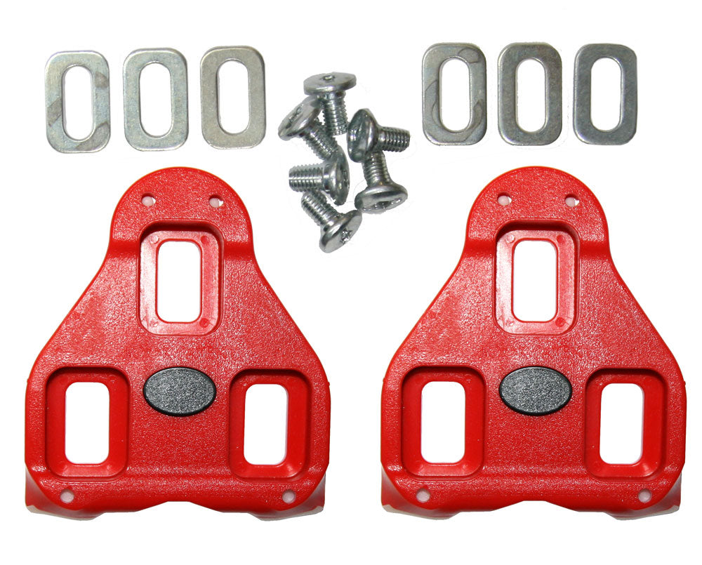 Look schoenplaatjes delta 9° rood