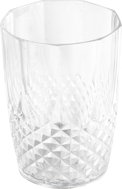 Alpina waterglazen set 6 stuks - crystal effect drinkglazen 400ml - duurzame drink glazen voor water, frisdrank en cocktails - glas