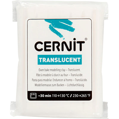 Creativ company cernit boetseerklei translucent, 56 gram